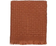 Pledi Domoletti Waffle YF221011-oranžinis, oranža krās., 138 cm x 158 cm