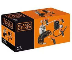 Black &amp; Decker Pneimatisko instrumentu komplekts Juodas &amp; Decker 9045853BND, 4 Bar, Pneumatinis