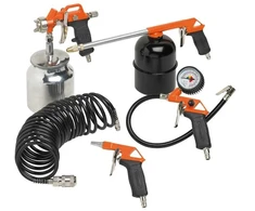 Black &amp; Decker Pneumatinių įrankių komplektas Juodas &amp; Decker 9045853BND, 4 Bar, Pneumatinis