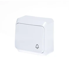 Poga Schneider Electric Prima, 1 kl, balta krās.