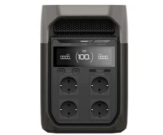 Nešiojamas įkroviklis EcoFlow 1800 - 3600W. juoda