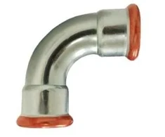 Press elbow Assotherm 90. FF. 28 mm – pressed