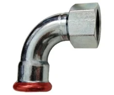 Press elbow Assotherm FF. 1/2 inch. Ø15 mm