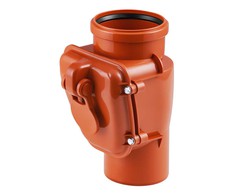 Atbulinis vožtuvas lauko kanalizacijai Magnaplast, 110 mm