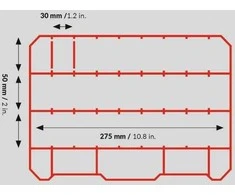 Smulkmenų lagaminėlis Qbrick 290 x 220 x 54 mm
