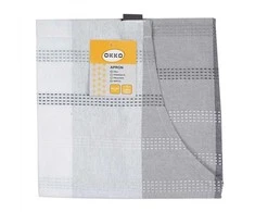 Priekšauts Okko PMM/A14146R, 64 cm x 80 cm, pelēka