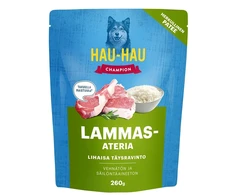 PRIMA Mitrā barība ,konservi, suņiem Hau-Hau. jēra gaļa. 0.26 kg