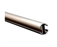 Domoletti Karnizo vamzdis ASPEN, metalinis, šv. mat. sidabro sp., 2,4 m, Ø 19 mm