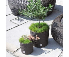 Prosperplast Gėlių vazonas Rato 27x30cm 15L, rudas