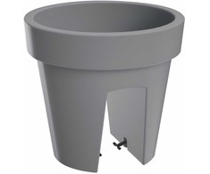 Prosperplast Flower pot Lofly 24x22cm for railing, pilkas