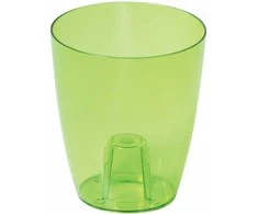 Prosperplast Vazonas orchidėjoms Coubi 13x16cm, 1.5L, skaidrus žalias