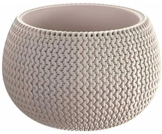 Prosperplast Gėlių vazonas Splofy Bowl Rudas 11x14cm