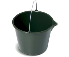 Prosperplast Plastikinis kibiras, su piltuvėliu, su rankena, juodos sp., 20 l