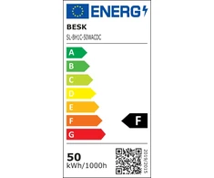Prožektorius ant žemo stovo, 50 W AC/DC baterija, 20 V, BESK, baterija nepridedama.