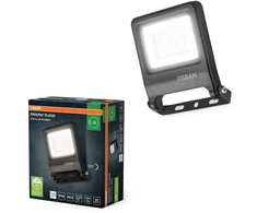 Prožektorius be judesio daviklio, tvirtinamas prie sienos Osram Endura, 30 W, 3150 lm, 4000 °K, IP65, pilka sp.