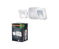 Prožektors ar kustības sensoru, stiprināms gan pie griestiem, gan sienas Osram, 10 W, 480 lm, 4000 °K, IP54, balta