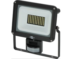 Prožektors ar kustības sensoru, stiprināms pie sienas Brennenstuhl Jaro, 30 W, 3450 lm, 6500 °K, IP65, melna krās.