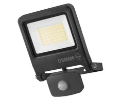Prožektorius su judesio davikliu, tvirtinamas prie sienos Osram Endura, 50 W, 5250 lm, 4000 °K, IP44, pilka sp.