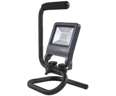 Prožektors bez kustības sensora, brīvi stāvošs Osram, 20 W, 2000 lm, 4000 °K, IP65, melna