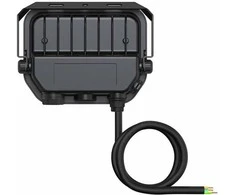 V-tac 6-8W LED prožektorius FL 10 GEN4, juodas, 4000K, IP66