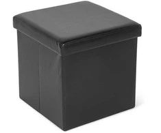 Pufas Domoletti 53000010503, juodas, 38 cm x 38 cm x 38 cm