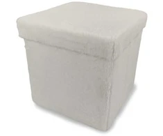 Domoletti Matthew A1cc5 Puffs, baltos spalvos, 38cm x 38cm x 38cm