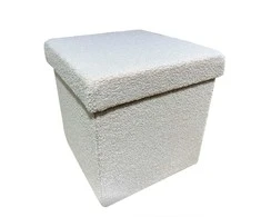 Pufas Domoletti Pufas HS522-10, pilkas, 38 cm x 38 cm x 38 cm