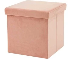 Pufas Domoletti Pufas HS522-11, rožinis, 38 cm x 38 cm x 38 cm
