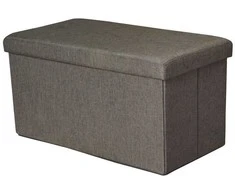 Pufs Domoletti Rio XYF634B, brūna krās., 76.5 cm x 40.5 cm x 40.5 cm