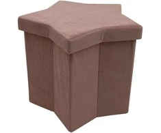 Pufas Domoletti Star HS522-6, rožinis, 45 cm x 43 cm x 38 cm
