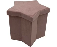 Pufas Domoletti Star HS522-6, rožinis, 45 cm x 43 cm x 38 cm