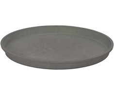 Puķu poda šķīvis Domoletti 13Y-27, pelēka krās., 27.4 cm