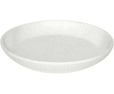 Puķu poda šķīvis Domoletti 5906750949130, balta krās., 25 cm