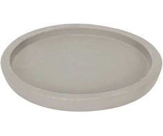 Gėlių vazono lėkštelė Domoletti PT.6700.032.PC, pilka, 32 cm
