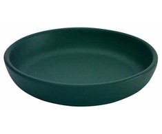 Domoletti Ceramic Saucer TOSKANIA D17 Bottlegreen