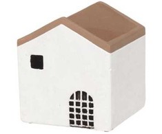Gėlių vazonas 4Living 643538, cementinis, rudas/baltas
