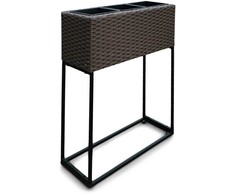 Gėlių vazonas Domoletti 53000010613, plastikas, rudas