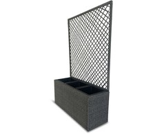 Gėlių vazonas Domoletti 53000010614, plastikas, pilka