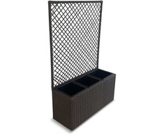 Gėlių vazonas Domoletti 53000010615, plastikas, rudas