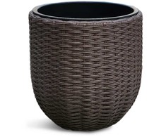 Gėlių vazonas Domoletti 53000011108, plastikas, rudas