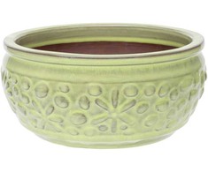 Gėlių vazonas Domoletti GG.6689.016 CL.GI.411, keramika/molis, žalias