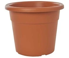 Puķu pods Domoletti MA000045, plastmasa, brūna krās.