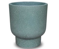 Gėlių vazonas Domoletti RP18-134, keramika/cementas, žalias