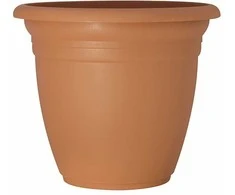 Puķu pods Domoletti TE000018-100, plastmasa, brūna krās.