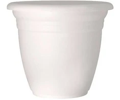 Puķu pods Domoletti TE000024-110, plastmasa, balta krās.