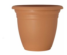 Puķu pods Domoletti TE000040-100, plastmasa, brūna krās.