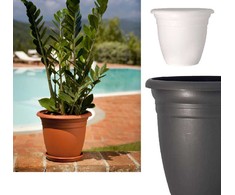 Puķu pods Domoletti TE000040-100, plastmasa, brūna krās.