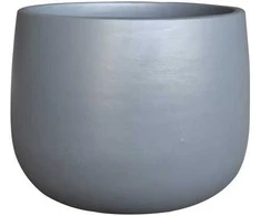 Puķu pods Domoletti TP16-332/SET 3C, keramika, pelēka krās.