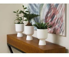 FORM PLASTIC Gėlių vazono forma plastikinė KELI MIKA 5120-011, plastikinė, balta