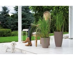 Gėlių vazonas Form Plastic Mika 5090-051, plastikinis, rudas
